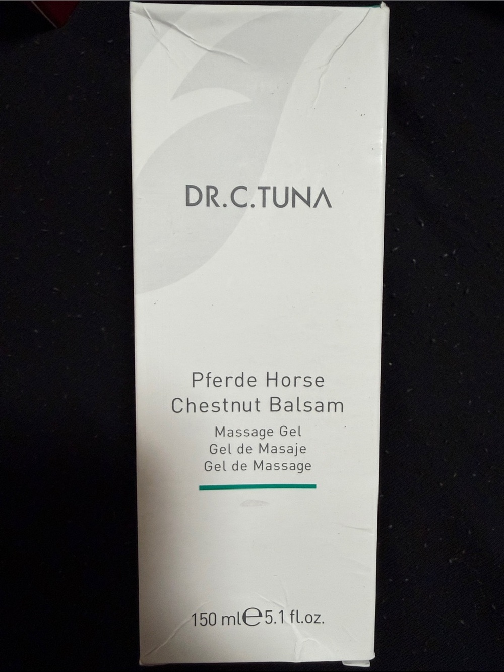 DR. C. TUNA Pferde Horse Chestnut Balsam Massage Gel - White